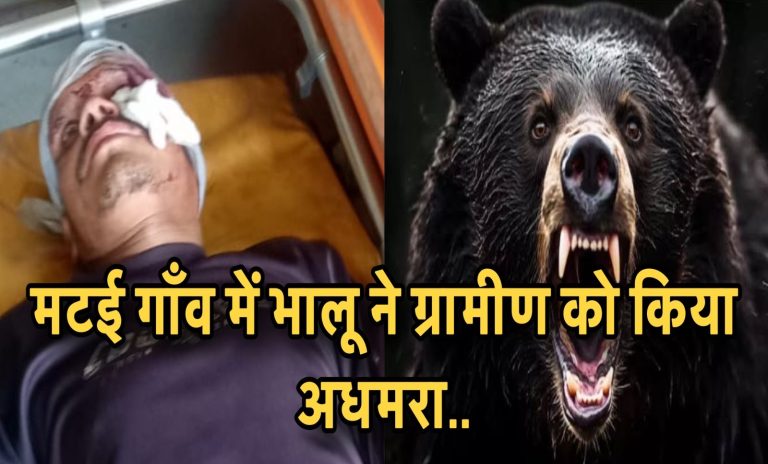 भालू ने मचाया आतंक, एक ग्रामीण की मौत