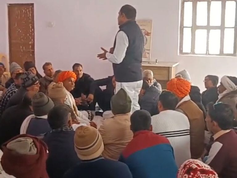 केंद्रीय मंत्री गजेंद्र सिंह शेखावत धौलपुर में, महाराणा प्रताप की मूर्ति का किया अनावरण