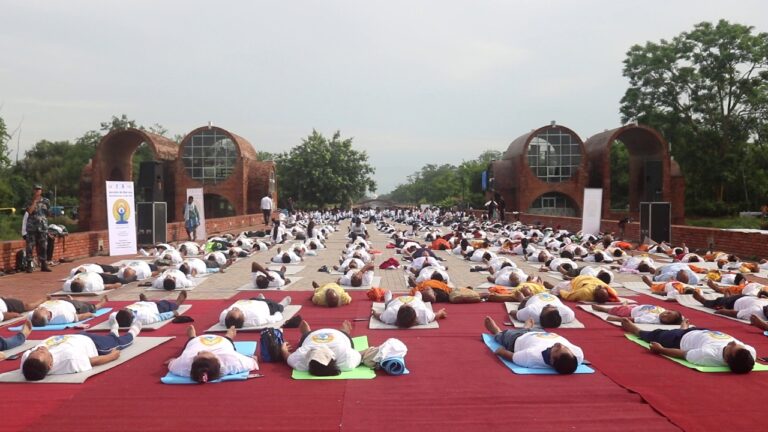 नेपाल में मनाया गया 11वां अंतरराष्ट्रीय योग दिवस