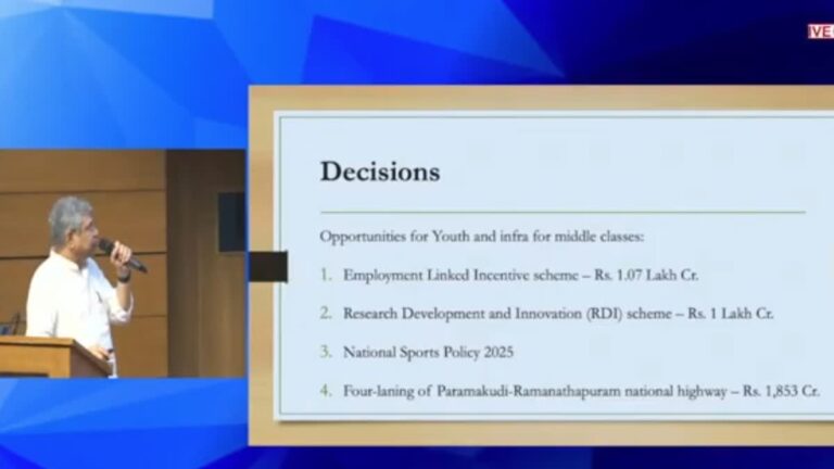 कैबिनेट ने रोजगार से जुड़ी प्रोत्साहन (ईएलआई) योजना को दी मंजूरी 