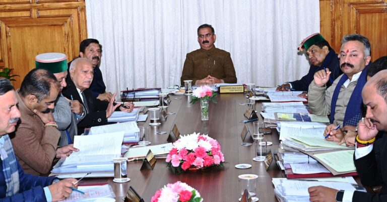 हिमाचल कैबिनेट ने दी आपदा राहत पैकेज और पेपर लीक बिल को मंजूरी