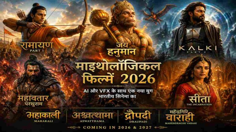 माइथोलॉजिकल फिल्में 2026 | AI और VFX से बदल रहा है भारतीय सिनेमा