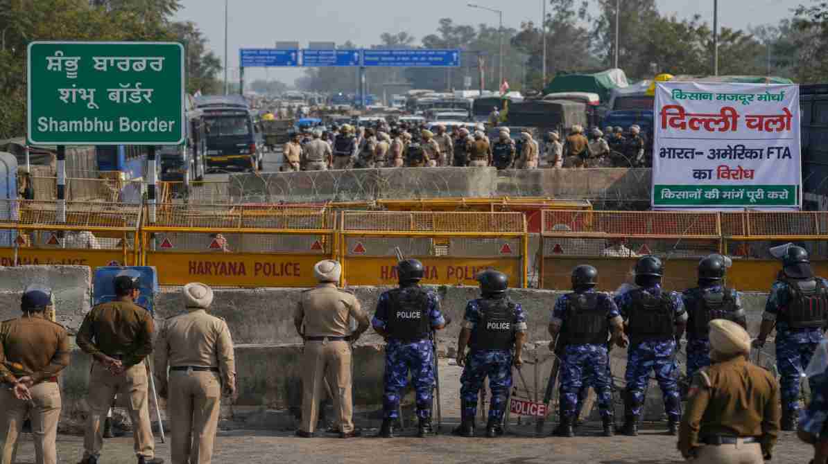 शंभू बॉर्डर किसान मार्च