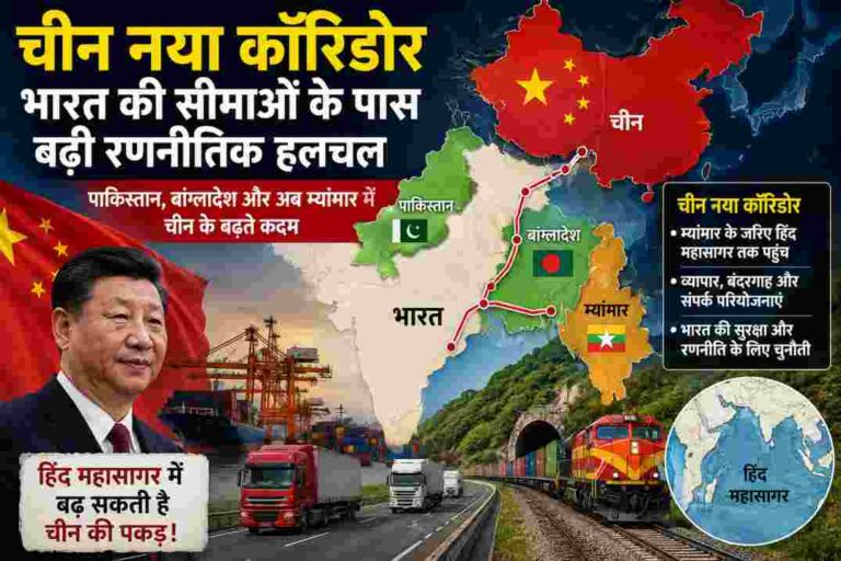 चीन का नया रणनीतिक कॉरिडोर| भारत की सीमाओं के पास बढ़ती गतिविधियों से क्यों बढ़ी चिंता